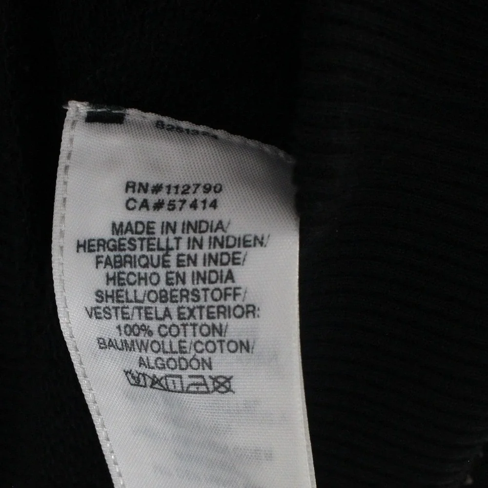 True Religion Hoodie Rhinestone Studded Pullover 2XL Black - Picture 6 of 8